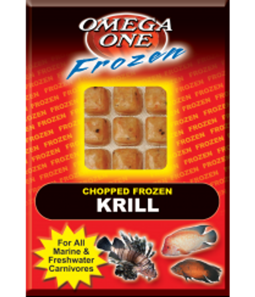 Omega One Frozen Chopped Krill Cube Pack 3.5 oz