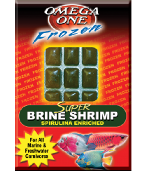 Omega One Frozen Super Brine Shrimp Cube Pack 3.5 oz