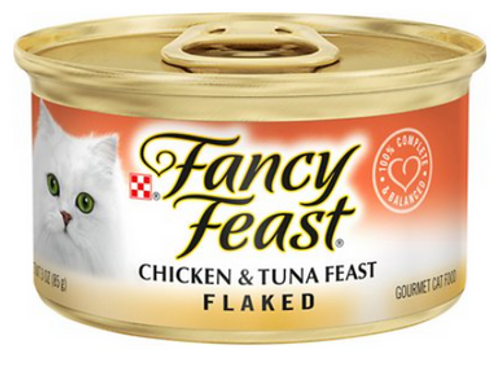 Fancy Feast Flaked Chicken & Tuna Feast Canned Cat Food