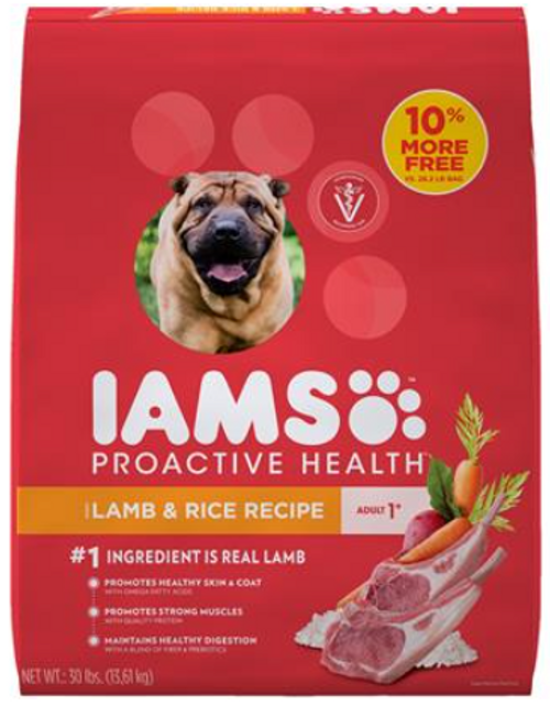 Iams Proactive Health Adult Lamb & Rice Recipe Dry Dog Food