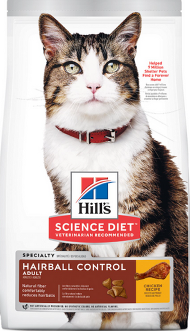 Hill's Science Diet Adult Hairball Control Dry Cat Food