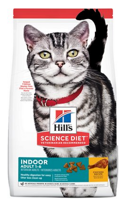 Hill's Science Diet Adult 1-6 Indoor Chicken Recipe Dry Cat Food