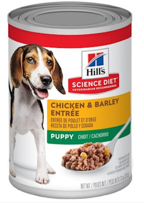 Hill's Science Diet Puppy Chicken & Barley Entree Canned Dog Food