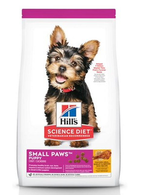 Hill's Science Diet Puppy Small Paws Chicken Meal, Barley, & Brown Rice Dry Dog Food 4.5 lb