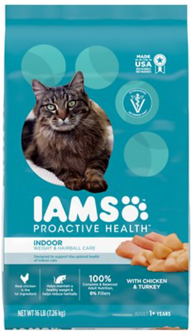 Iams Proactive Health Indoor Weight & Hairball Care Dry Cat Food