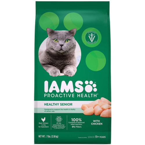 Iams Proactive Health Healthy Senior Dry Cat Food 7 lb