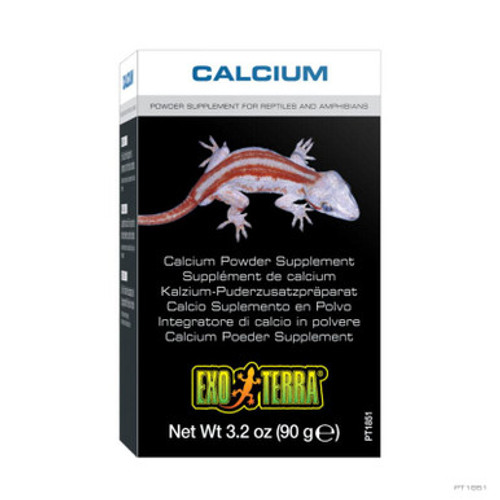 Exo Terra Calcium Powder Reptile & Amphibian Supplement 3.2 oz