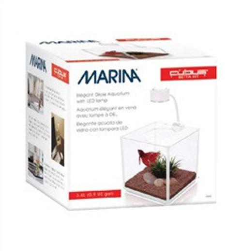Marina Cubus Glass Betta Kit, 3.4L 