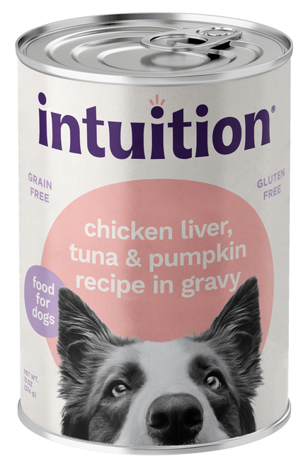 Intuition Chicken Liver, Tuna & Pumpkin Recipe in Gravy Grain-Free Canned Dog Food