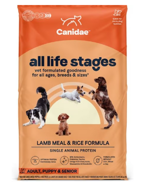 Canidae All Life Stages Lamb Meal & Rice Formula Dry Dog Food 27 lb