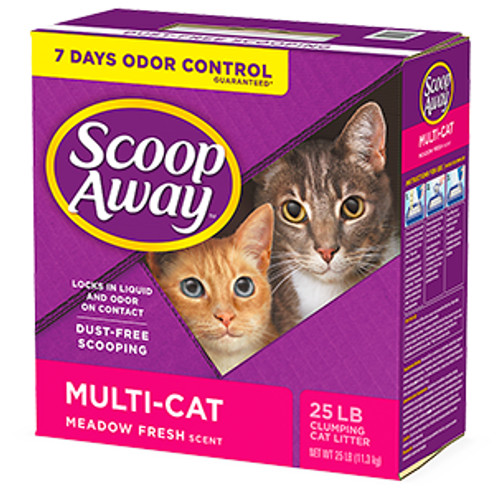 Fresh Step Scoop Away Multi-Cat Scented Clumping Clay Cat Litter 