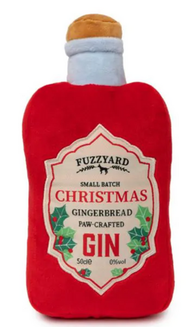 Fuzzyard Holiday Meowliday Gingerbread Gin Plush Cat Toy 