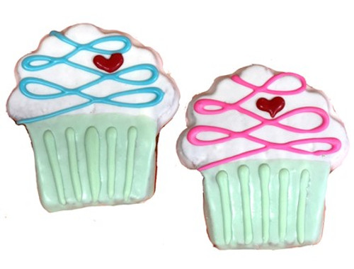 Pawsitively Gourmet Valentine's Day Cupcake Dog Cookie 