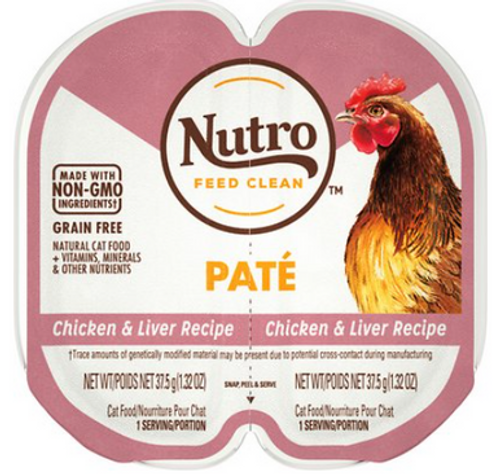 Nutro Perfect Portions Real Chicken & Liver Pate Grain-Free Wet Cat Food