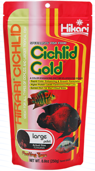 Hikari Cichlid Gold Large Pellets 8.8 oz