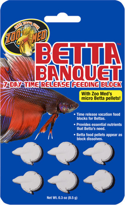 Zoo Med Betta Banquet Food 6 pk