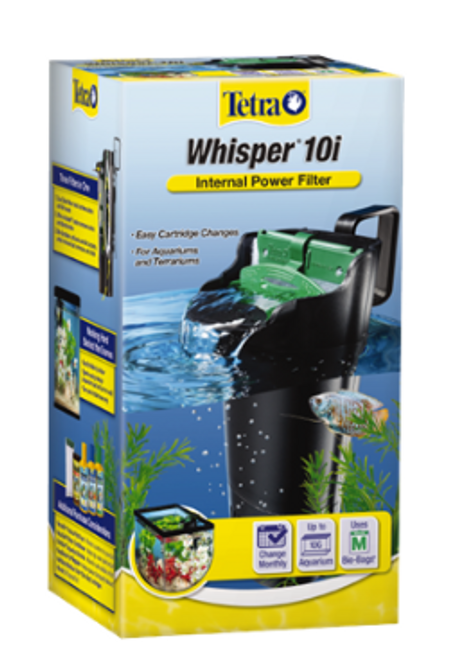 Tetra Whisper 10i Internal Aquarium Power Filter 10 gal