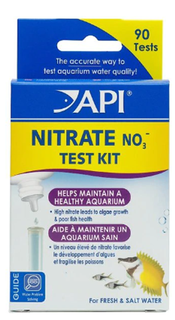 Api Nitrate NO3 Freshwater & Saltwater Aquarium Test Kit 90 ct