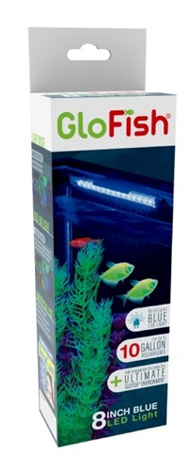 Tetra GloFish Blue LED Aquarium Light 8 in