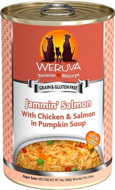 Weruva Jammin' Salmon with Chicken & Salmon in Pumpkin Soup Canned Dog Food