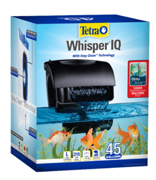 Tetra Whisper IQ Power Aquarium Filter with Stay Clean Technology