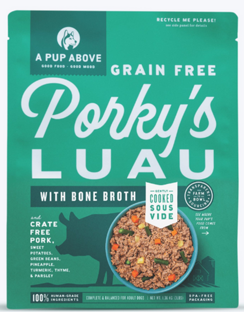 A Pup Above Grain-Free Porky's Luau Frozen Dog Food