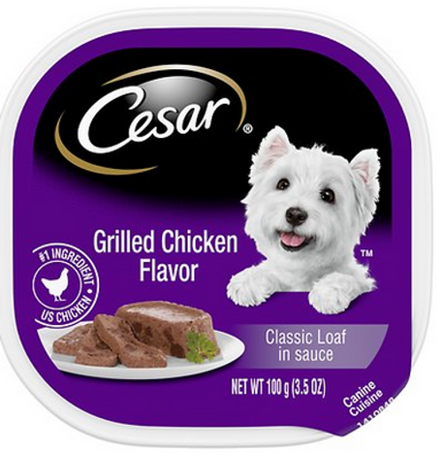 Cesar Cuisine Grilled Chicken Wet Moist Dog Food