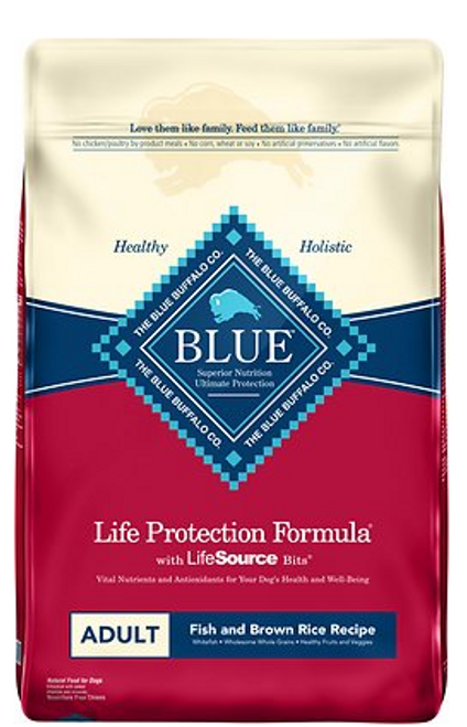 Blue Buffalo Life Protection Formula Fish & Brown Rice Recipe Adult Dry Dog Food