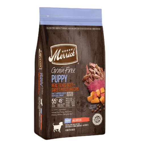 Merrick Grain-Free Puppy Real Texas Beef & Sweet Potato Recipe Dry Dog Food