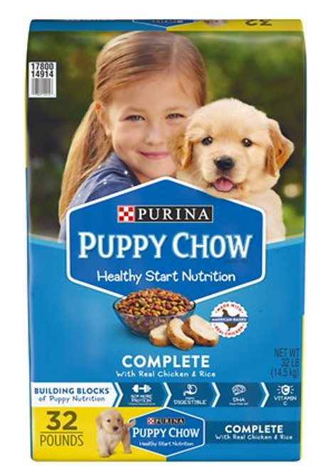 Purina Puppy Chow Complete With Chicken & Rice Dry Dog Food