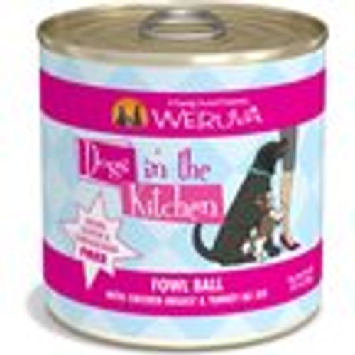 Weruva Dogs in the Kitchen Fowl Ball with Chicken & Turkey Au Jus Canned Dog Food