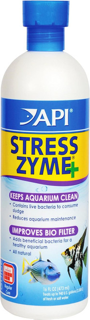 Api Stress Zyme Freshwater & Saltwater Aquarium Cleaner 16 oz