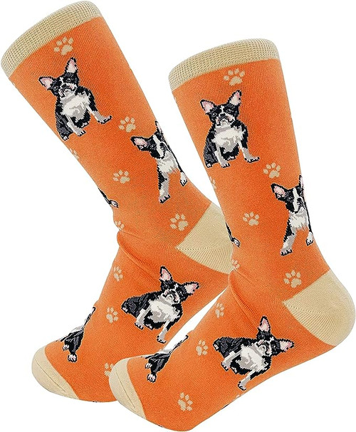 E&s Imports Pet Lover Socks Boston Terrier Dog, Unisex, One Size Fits Most 
