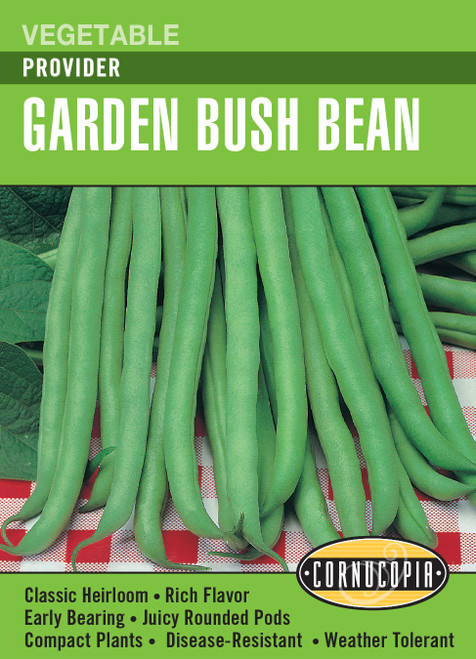 Renee's Garden Provider Garden Bush Bean Seeds 