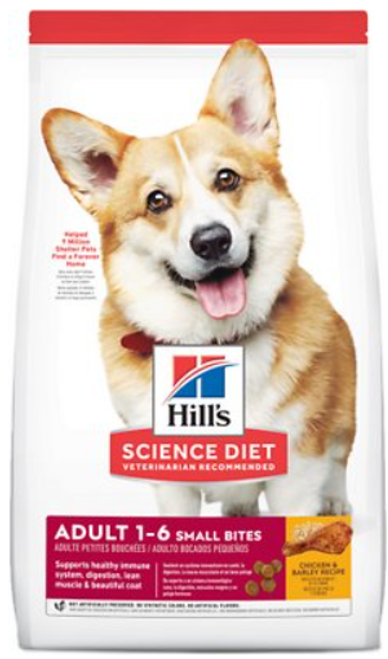 Hill's Science Diet Adult 1-6 Small Bites Chicken & Barley Recipe Dry Dog Food