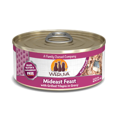 Weruva Mideast Feast with Grilled Tilapia in Gravy Grain-Free Canned Cat Food