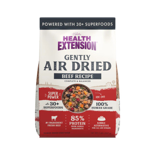 Health Extension Gently Air Dried Beef Recipe Dog Food 2 lb