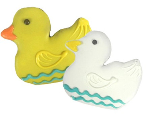 Pawsitively Gourmet Spring Rubber Duckies Dog Cookies 