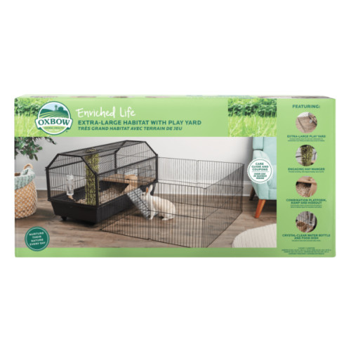 Oxbow Enriched Life Habitat With Play Yard XL
