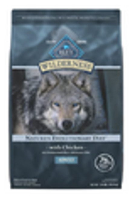 Blue Buffalo Wilderness Adult High Protein Natural Chicken & Wholesome Grains Dry Dog Food 24 lb