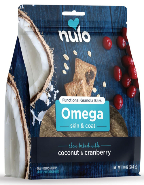Nulo Omega Functional Granola Bars for Dogs 10 oz