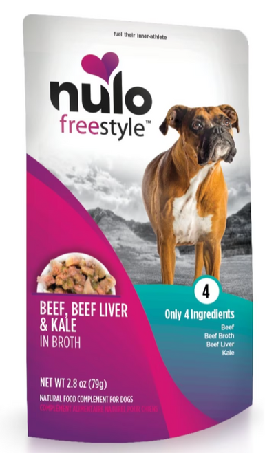 Nulo Freestyle Grain-Free Beef & Kale Dog Pouch