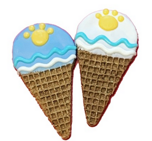 Pawsitively Gourmet Summer Sunny Day Cone Dog Cookie 