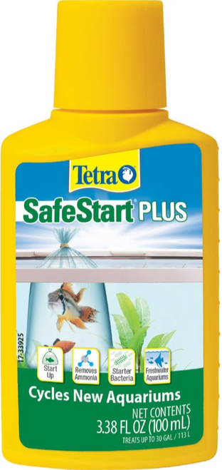Tetra SafeStart Plus Concentrated Freshwater Aquarium Bacteria