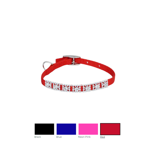 Coastal Pet Products Li'L Pals Jeweled Nylon Dog Collar