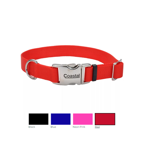 Coastal Pet Products Adjustable With Metal Buckle Dog Collar