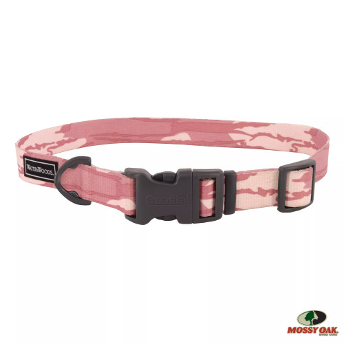 Coastal Pet Products Water & Woods Pink Camo Adjustable Dog Collar