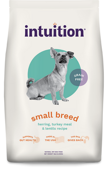 Intuition Small Breed Grain-Free Herring, Turkey Meal & Lentils Recipe Dry Dog Food