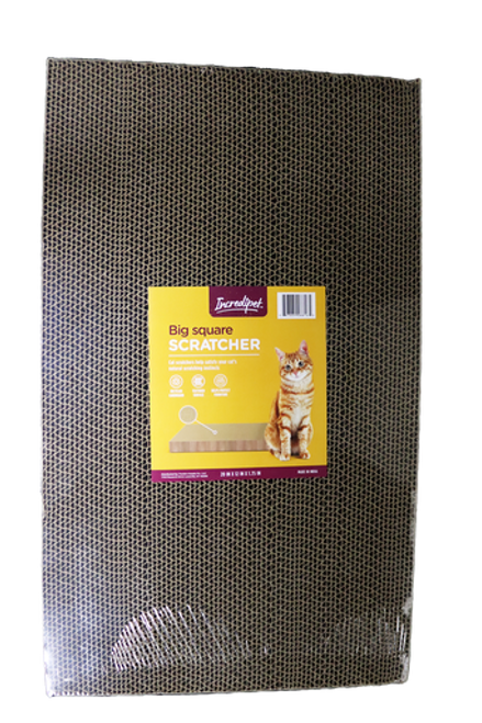 Incredipet Big Square Cardboard Cat Scratcher 