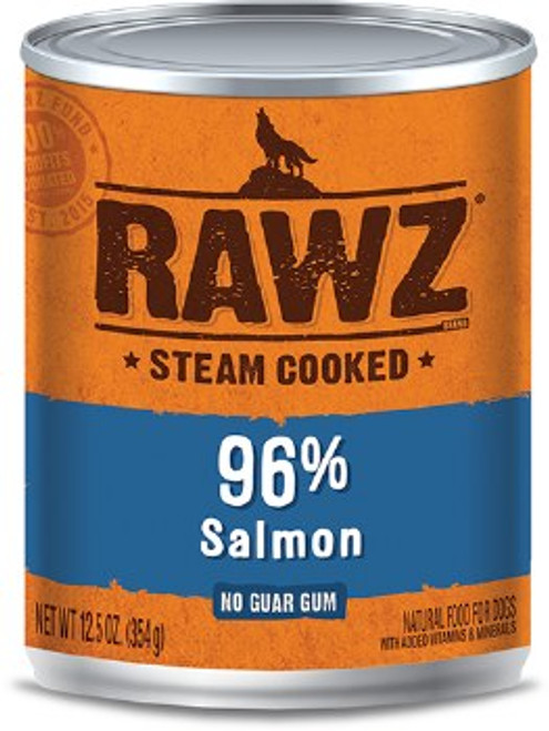 Rawz 96% Salmon Canned Dog Food